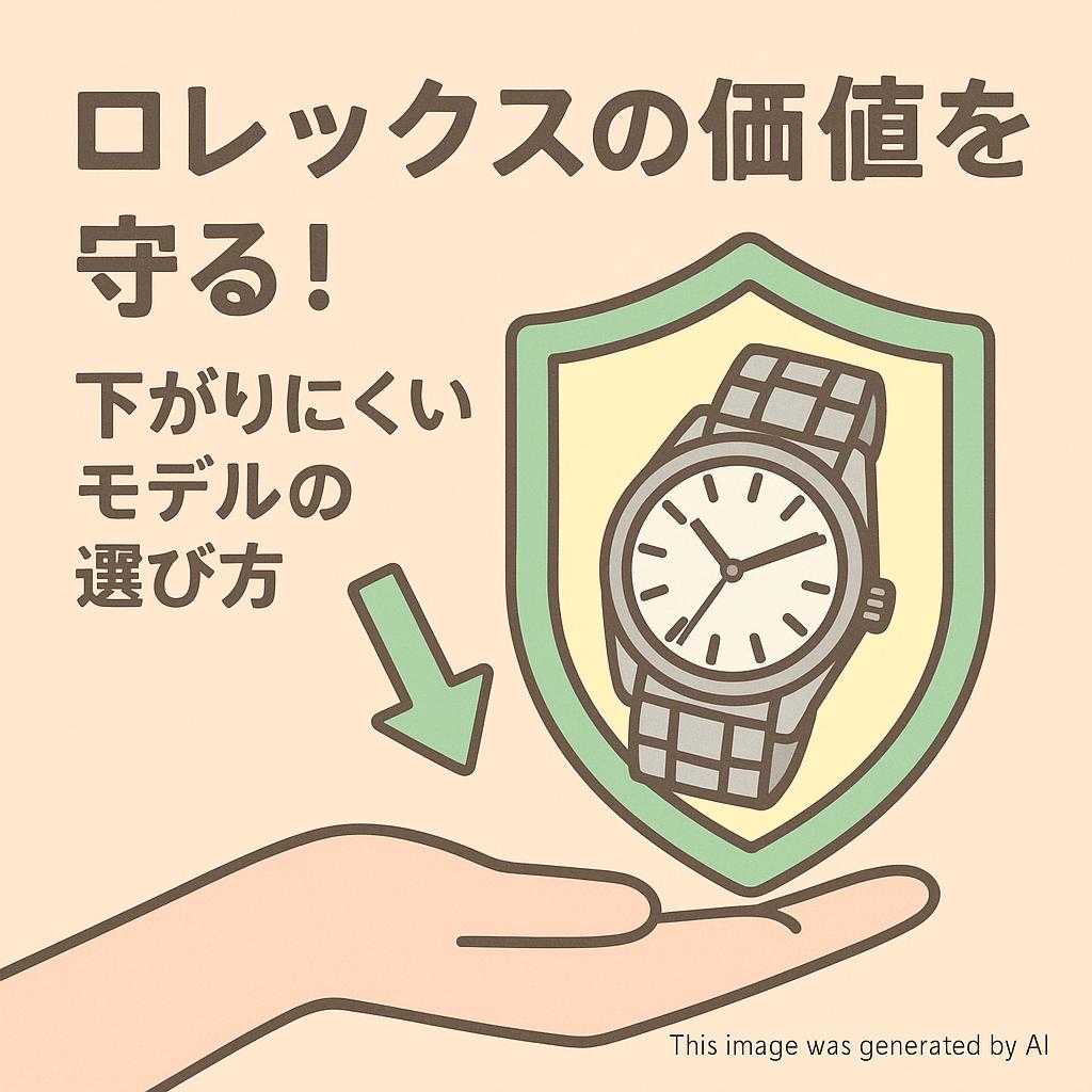 ロレックスの価値を守る！下がりにくいモデルの選び方