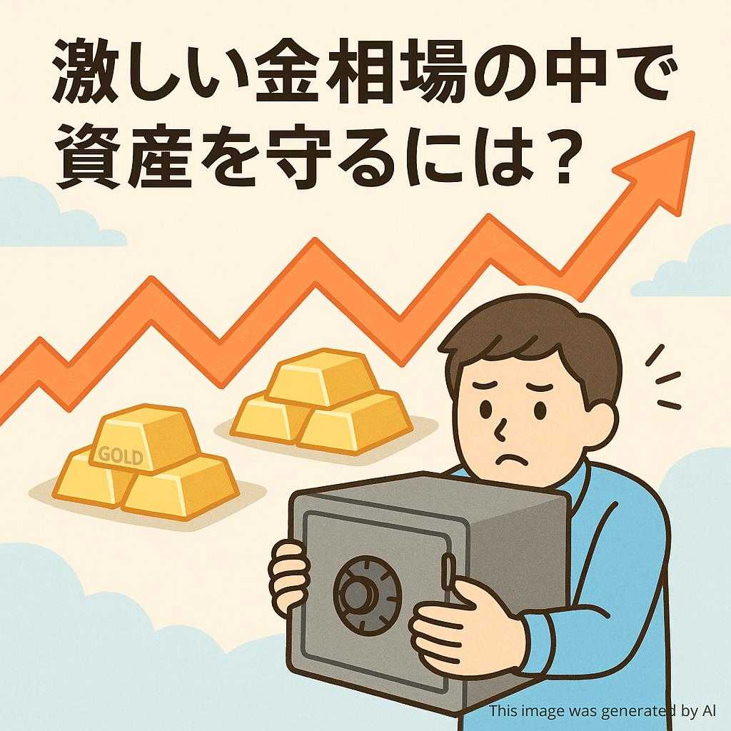 激しい金相場の中で資産を守るには?