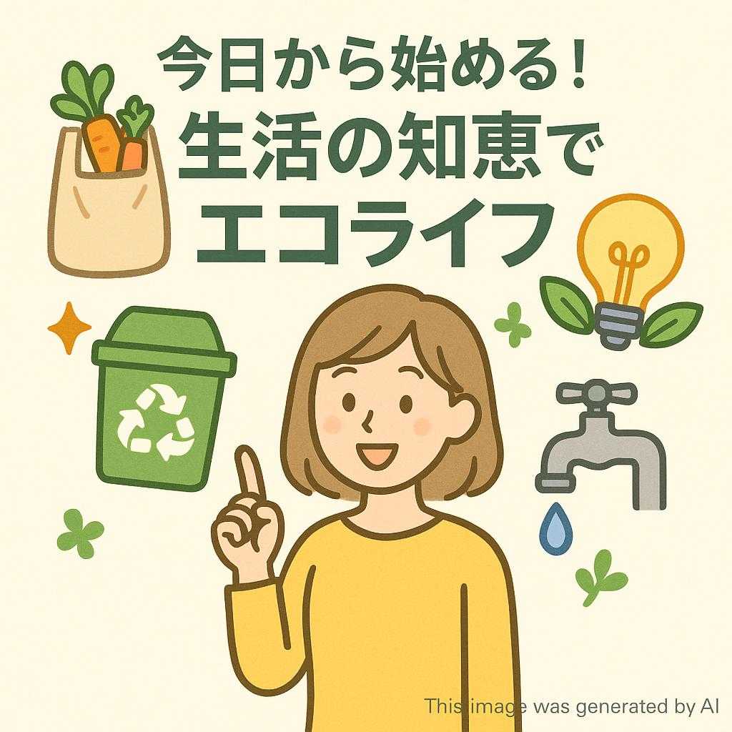 今日から始める！生活の知恵でエコライフ