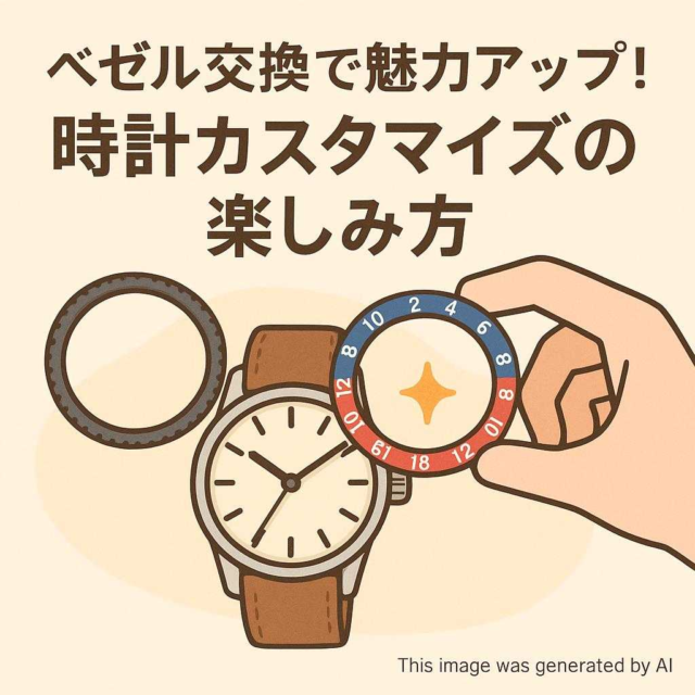 ベゼル交換で魅力アップ！時計カスタマイズの楽しみ方