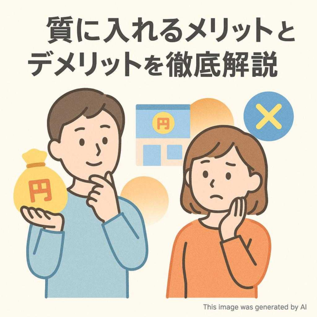 質に入れるメリットとデメリットを徹底解説