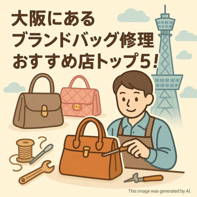 大阪にあるブランドバッグ修理のおすすめ店トップ5！