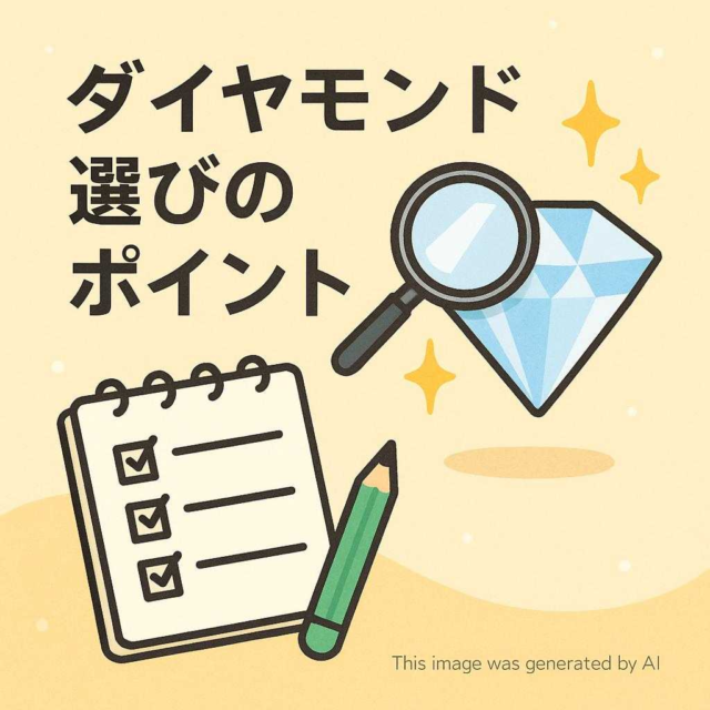 ダイヤモンド選びのポイント