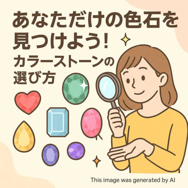 あなただけの色石を見つけよう！カラーストーンの選び方