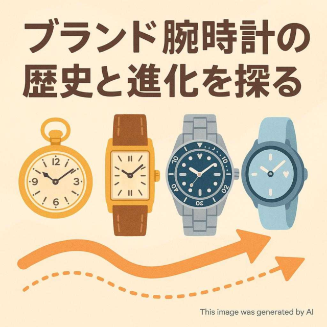 ブランド腕時計の歴史と進化を探る