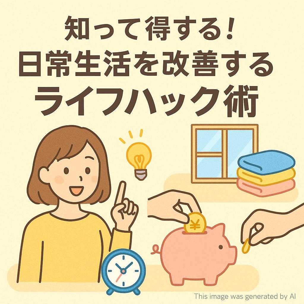 知って得する！日常生活を改善するライフハック術
