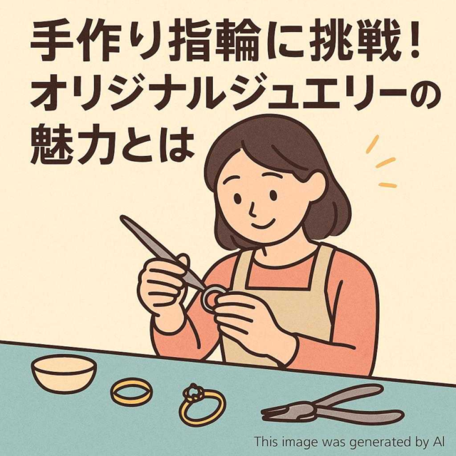 手作り指輪に挑戦！オリジナルジュエリーの魅力とは