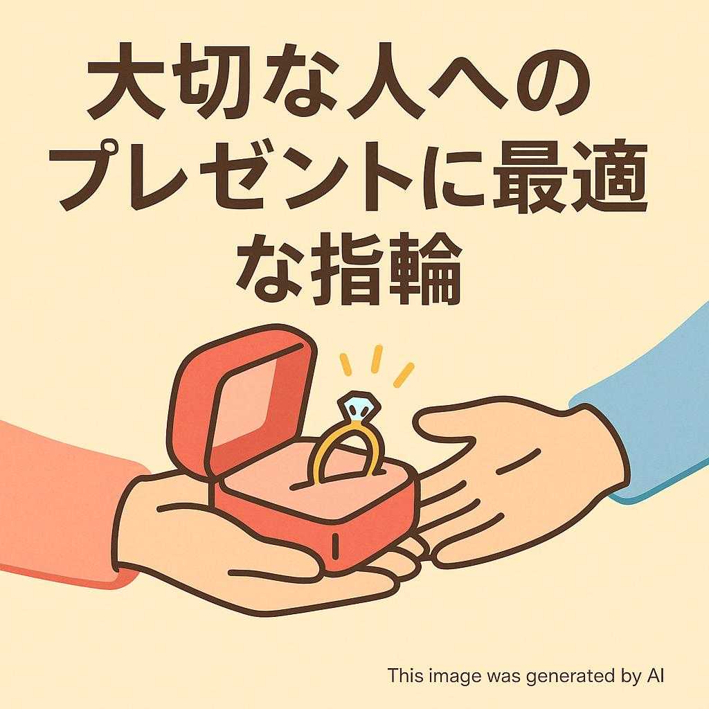 大切な人へのプレゼントに最適な指輪