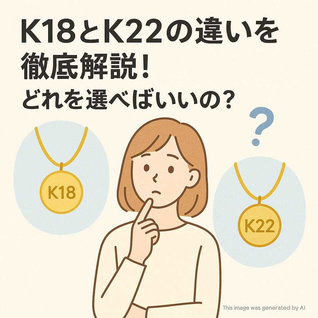 K18とK22の違いを徹底解説！どれを選べばいいの？