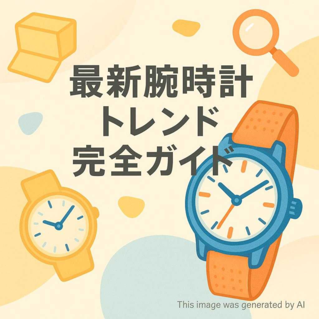 最新腕時計トレンド完全ガイド