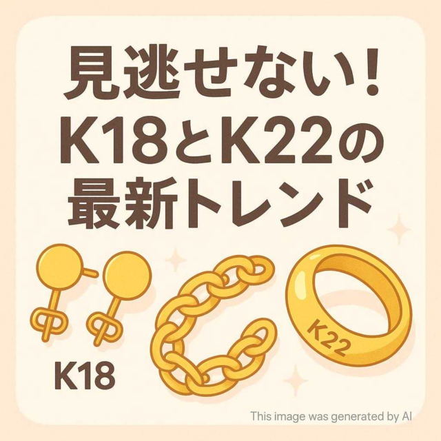 見逃せない！K18とK22の最新トレンド