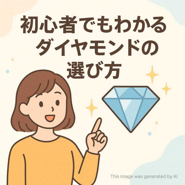 初心者でもわかるダイヤモンドの選び方