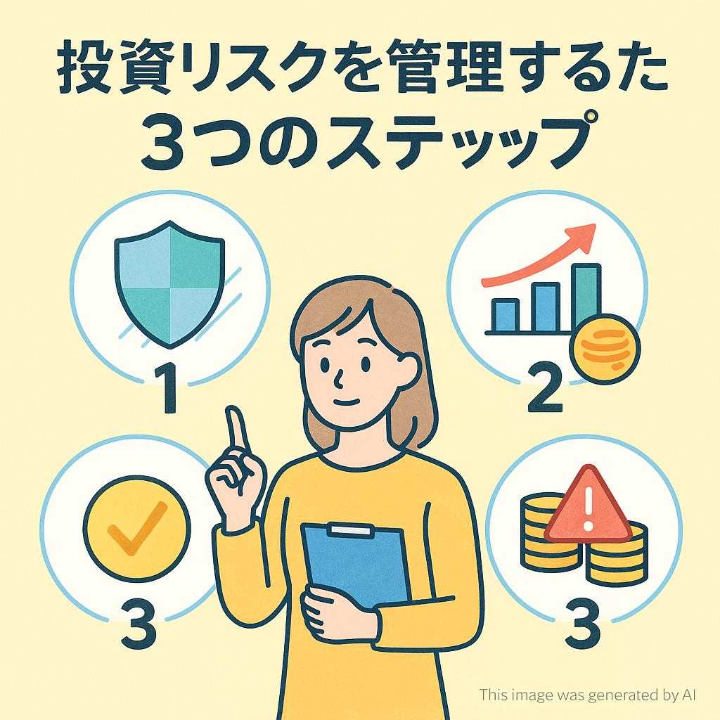 投資リスクを管理するための3つのステップ