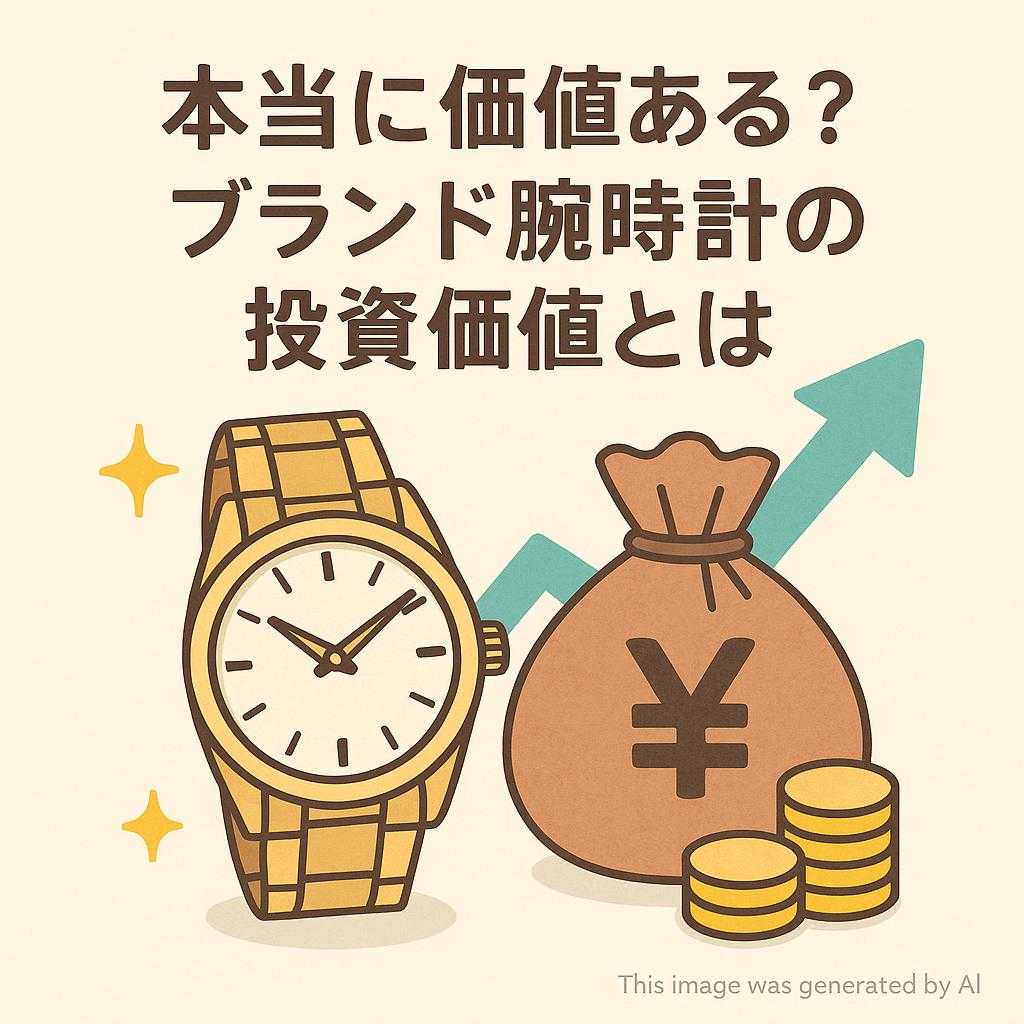 本当に価値ある？ブランド腕時計の投資価値とは