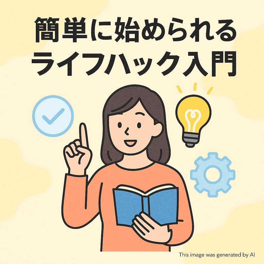 簡単に始められるライフハック入門