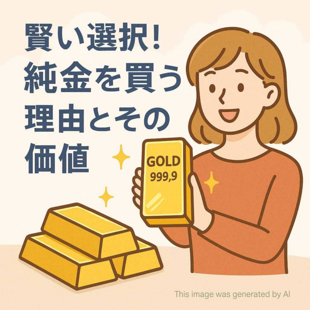 賢い選択！純金を買う理由とその価値