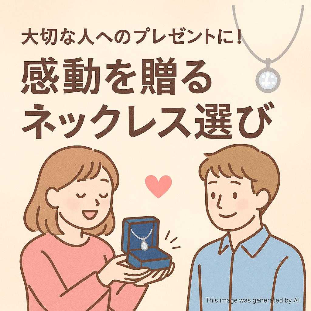 大切な人へのプレゼントに!感動を贈るネックレス選び