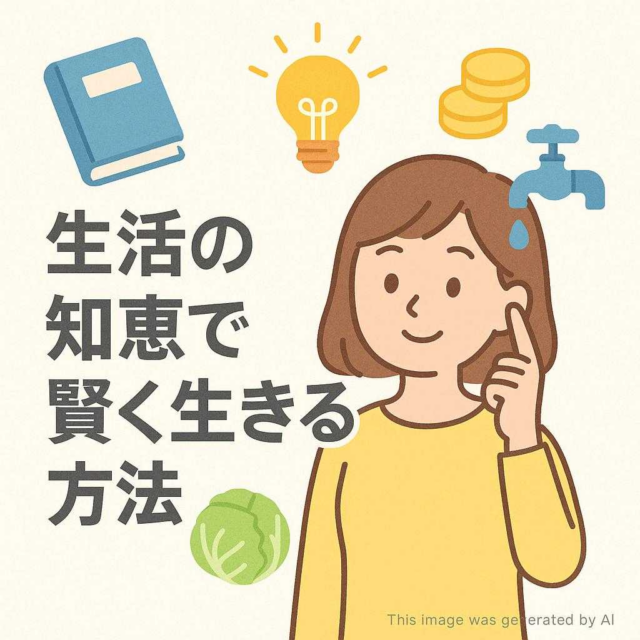 生活の知恵で賢く生きる方法