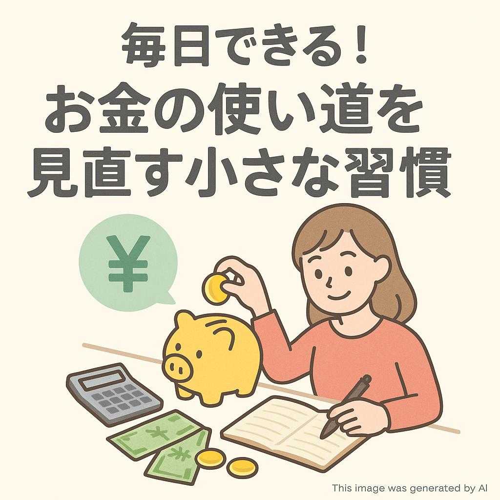 毎日できる！お金の使い道を見直す小さな習慣