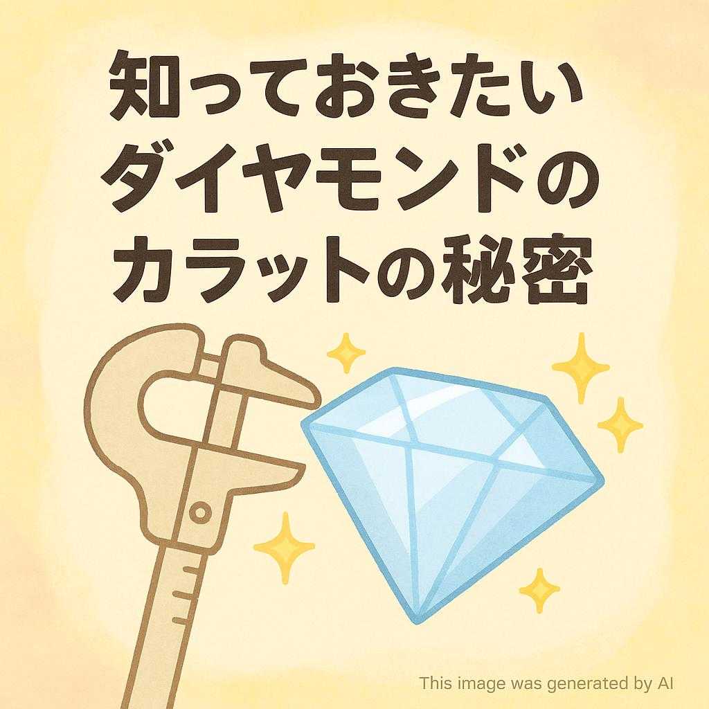 知っておきたいダイヤモンドのカラットの秘密