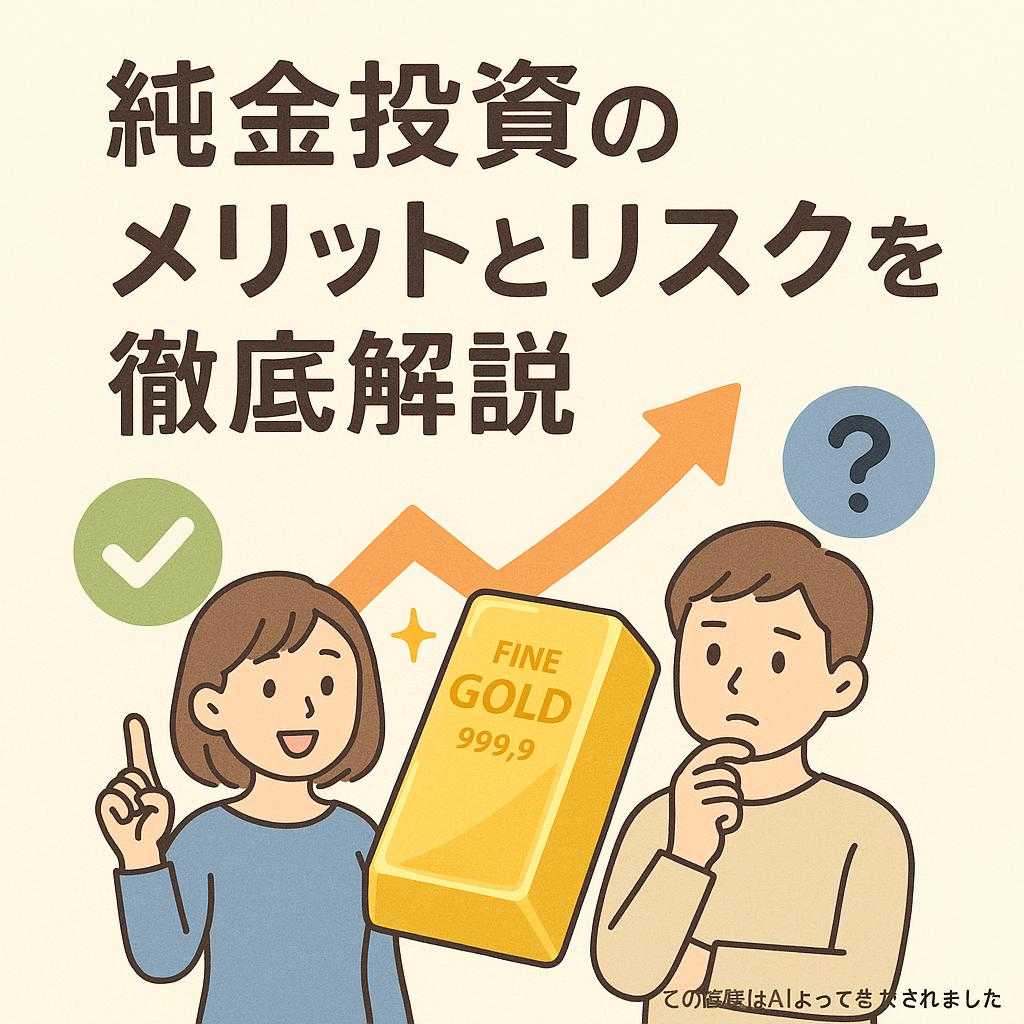 純金投資のメリットとリスクを徹底解説