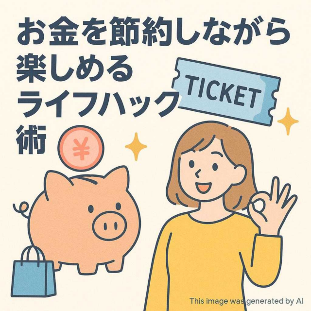お金を節約しながら楽しめるライフハック術