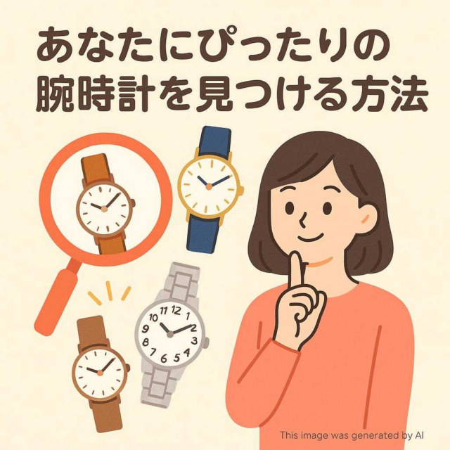 あなたにぴったりの腕時計を見つける方法
