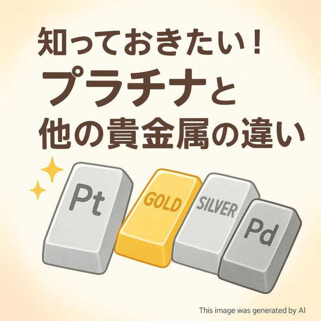 知っておきたい！プラチナと他の貴金属の違い