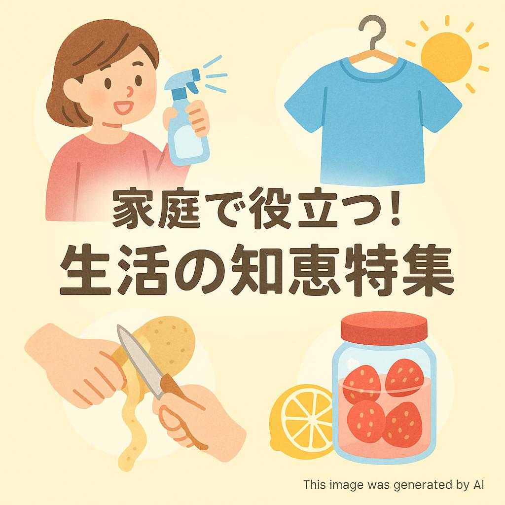 家庭で役立つ!生活の知恵特集