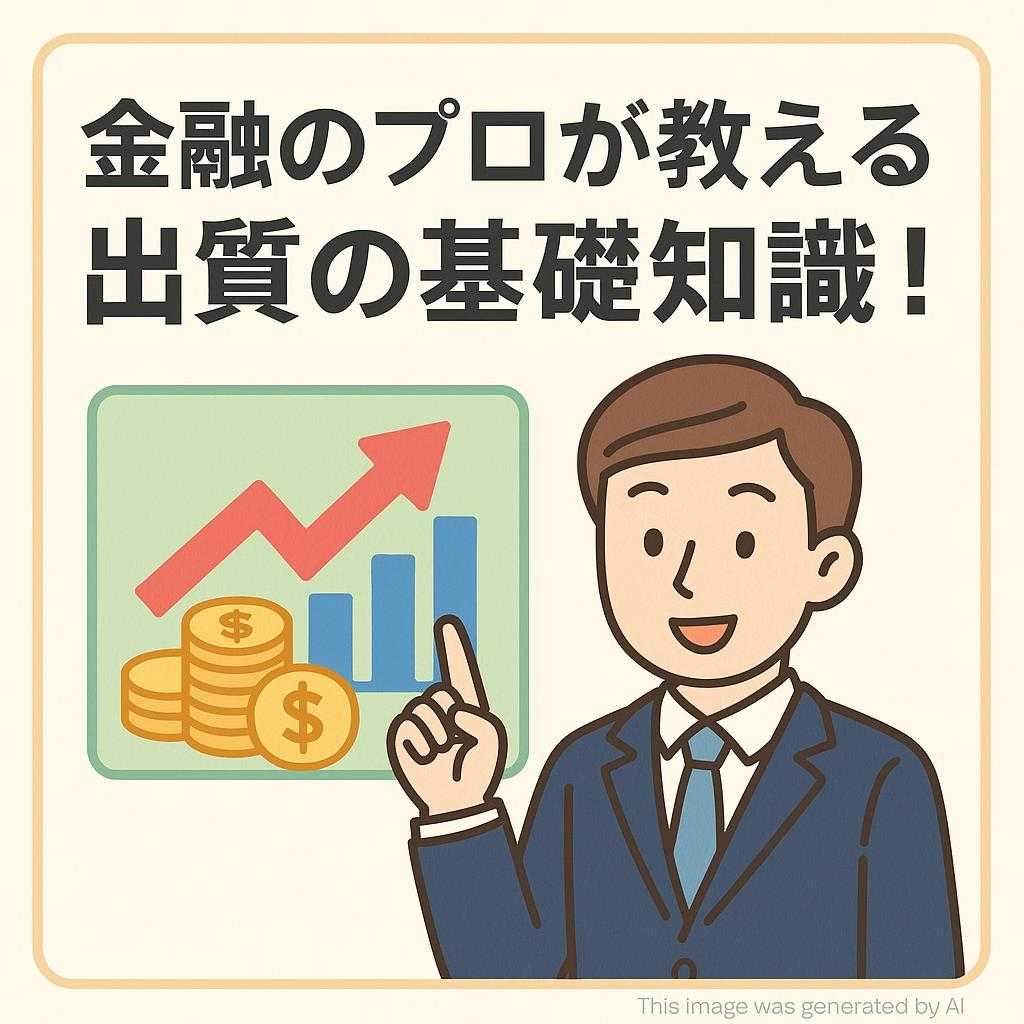 金融のプロが教える出質の基礎知識！