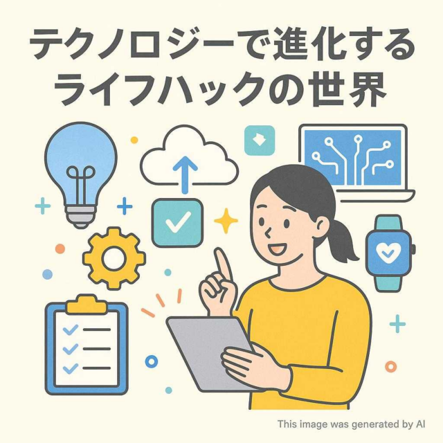 テクノロジーで進化するライフハックの世界