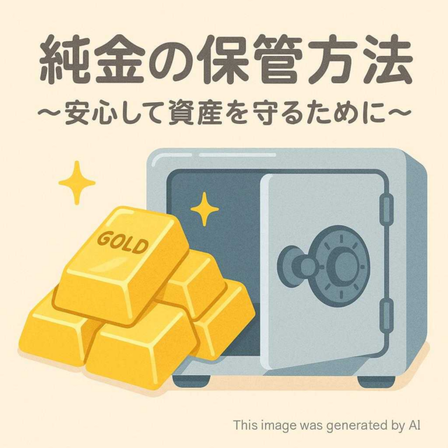 純金の保管方法～安心して資産を守るために