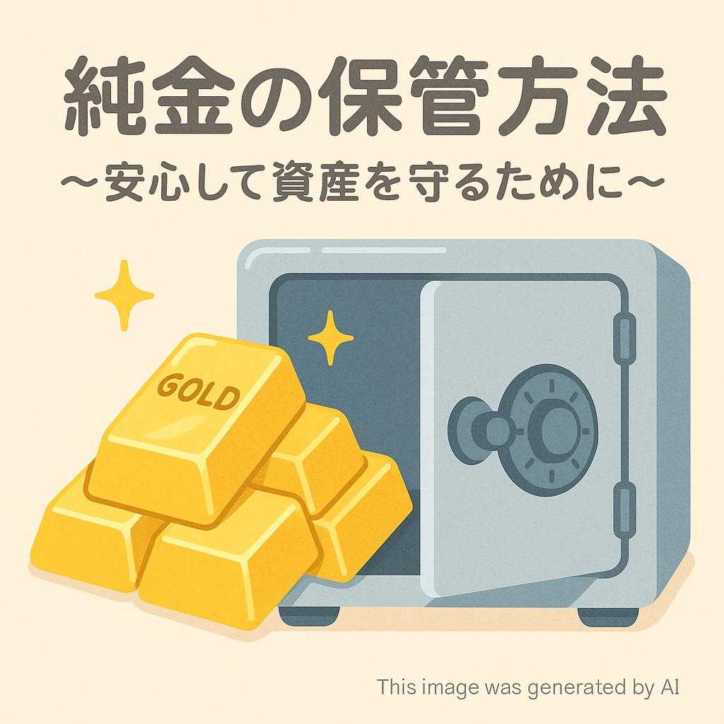 純金の保管方法~安心して資産を守るために