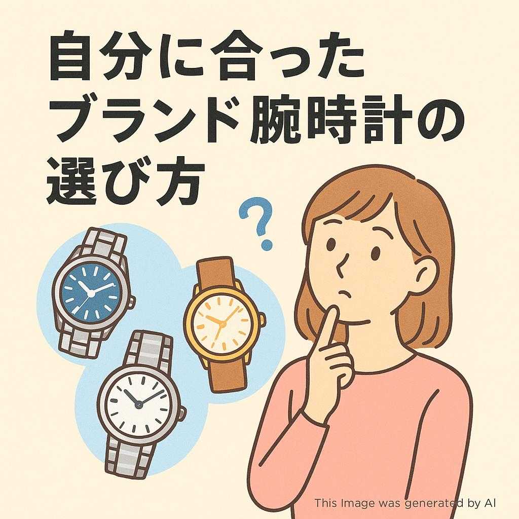 自分に合ったブランド腕時計の選び方
