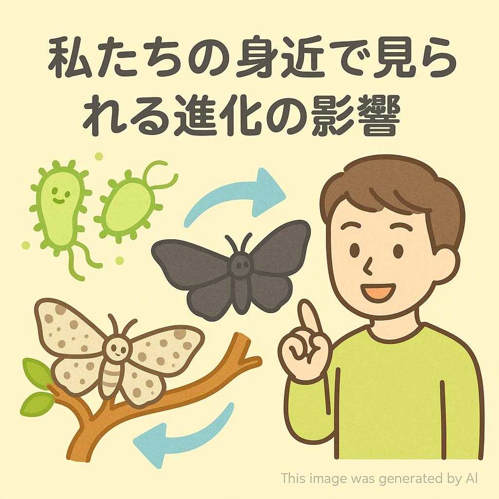 私たちの身近で見られる進化の影響