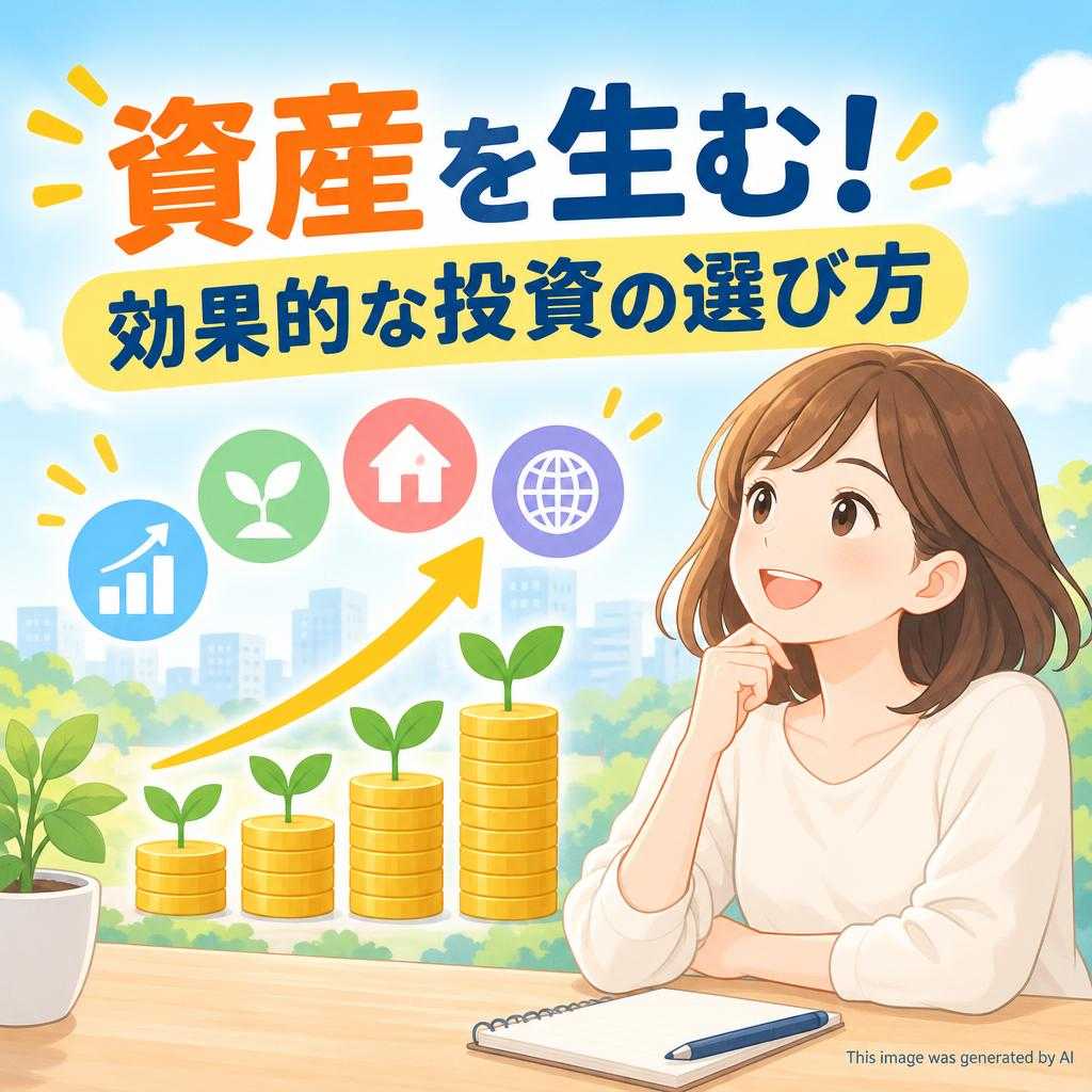 資産を生む！効果的な投資の選び方