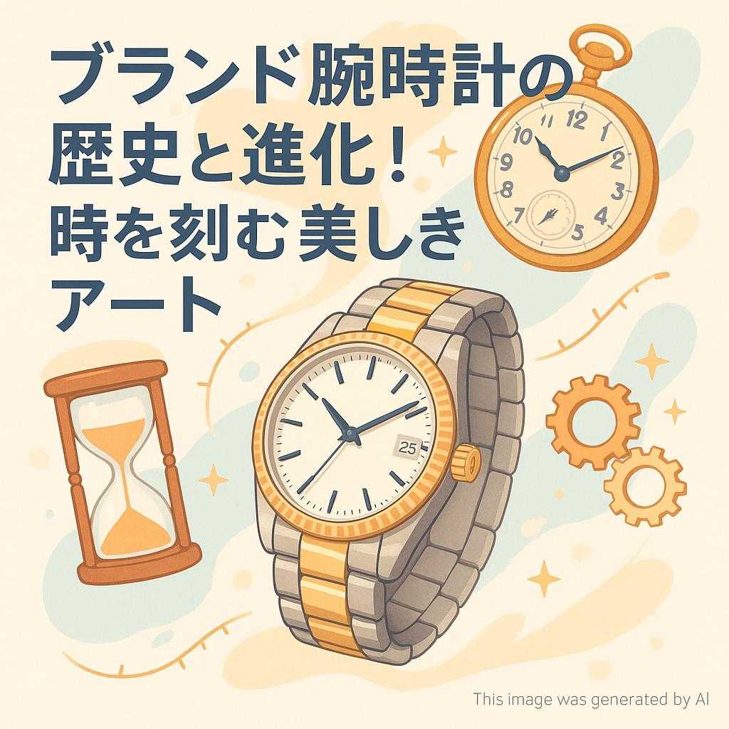 ブランド腕時計の歴史と進化!時を刻む美しきアート