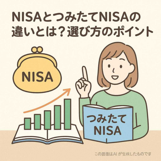 NISAとつみたてNISAの違いとは？選び方のポイント