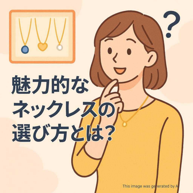 魅力的なネックレスの選び方とは？